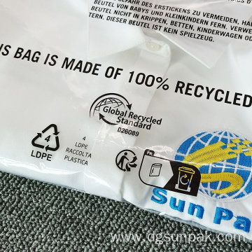 polybag packing Recyclable recycle suffocation warning bags